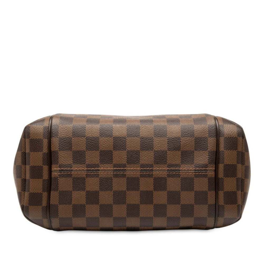 LOUIS VUITTON Authentic Brown Damier Leather Shoulder Bag - Picture 3 of 6